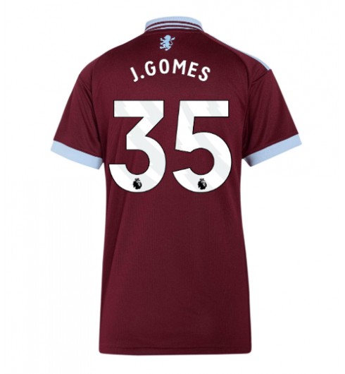 Aston Villa Joao Gomes #35 Domácí Dres pro Dámské 2026-27 Krátký Rukáv Aston Villa Joao Gomes #35 Domácí Dres pro Dámské 2026-27 Krátký Rukáv